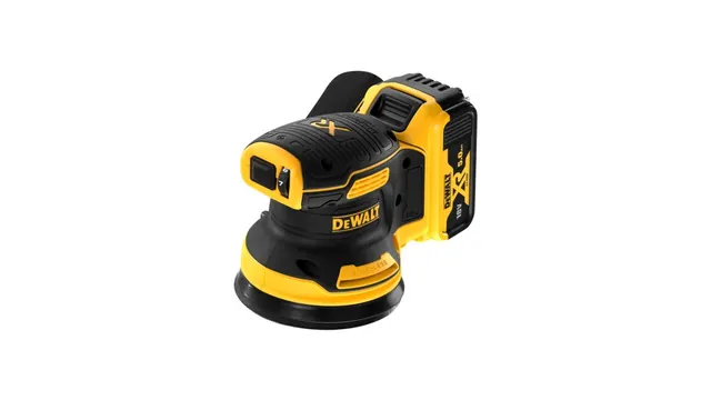 Szlifierka mimośrodowa DeWALT DCW210N akumulatorowa XR 18V 12000 OPM Czarny Żółty