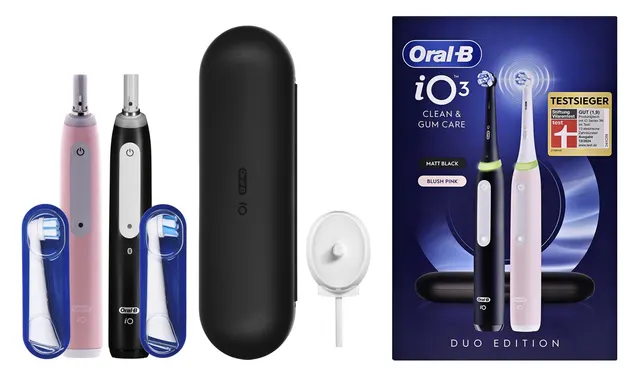 Szczoteczka elektryczna Oral-B iO 3 Duo black/pink