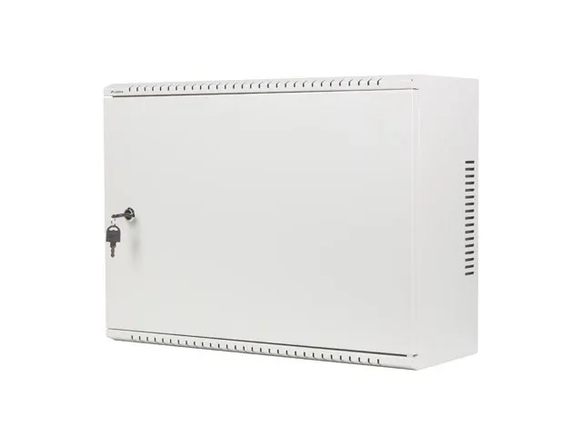 Szafa instalacyjna Lanberg rack wisząca 19 4U+3U 540x200 niskoprofilowa szara (złożona)