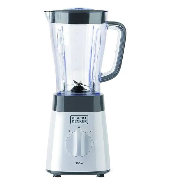 Blender kielichowy Black+Decker BXJB500E 500W, 1 5l, 2 poziomy prędkości, 210 x 200 x 430 mm