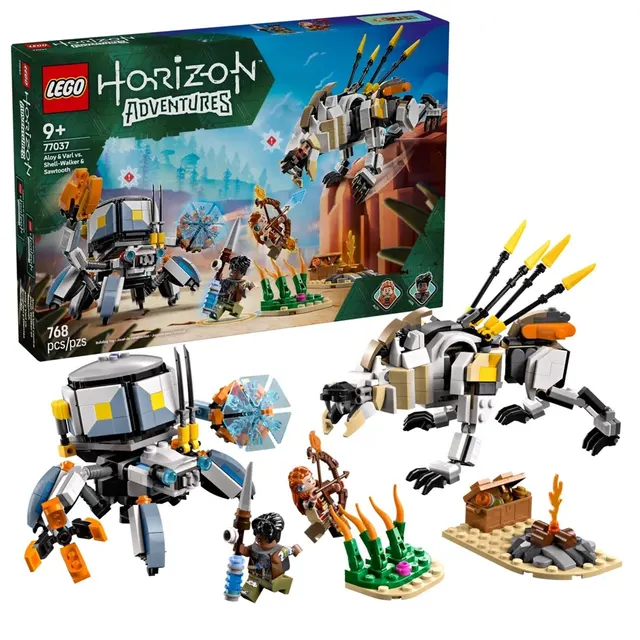 LEGO Horizon 77037 - Aloy i Varl kontra krabołaz i piłoząb
