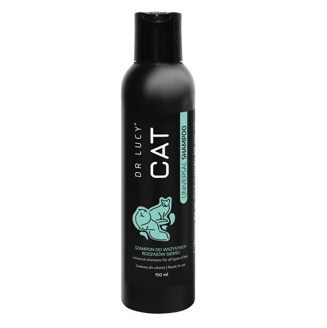 Szampon zwiększający objętość dla kotów o długiej sierści Dr Lucy Cat Volume - 150 ml