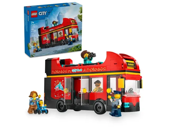 LEGO City 60407 - Czerwony piętrowy autokar