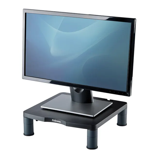 Fellowes podstawa pod monitor grafitowa Zakres regulacji wysokości 50 - 100 mm Maksymalna wielkość ekranu 53 3 cm (21 ).
