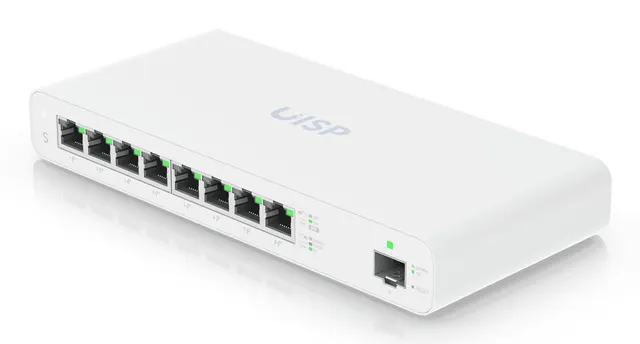Switch Ubiquiti UISP Switch 9p PoE ( Passive: 8;) 110W Managed Gigabit (UISP-S-EU)