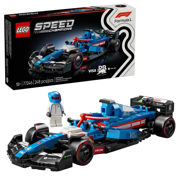 LEGO Speed Champions 77246 - Bolid F1 Visa Cash App RB VCARB 01