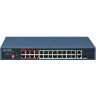 Przełącznik POE 24 portów Hikvision DS-3E0326P-E/M(C) Fast Ethernet Unmanaged