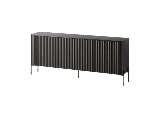 Komoda VERA 190x40x80 czarny mat
