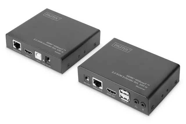 Zestaw ekstendera HDBaseT 2.0 HDMI KVM 4K/60Hz (4:2:0) 6x USB
