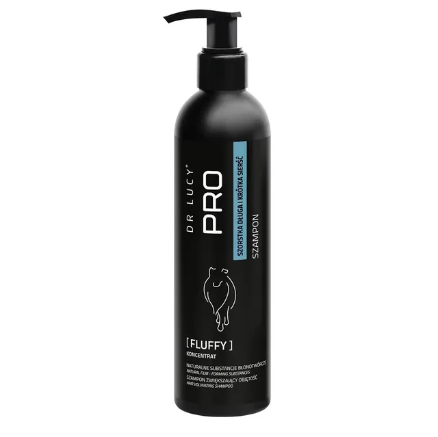 Szampon zwiększający objętość włosa dla psów o szorstkiej sierści Dr Lucy Pro Fluffy - 250 ml