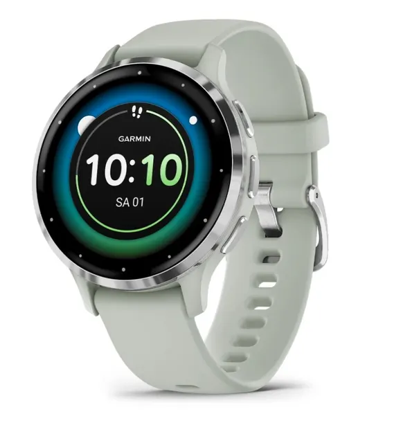 Zegarek sportowy Garmin Venu 3S AMOLED 41mm Sage Grey
