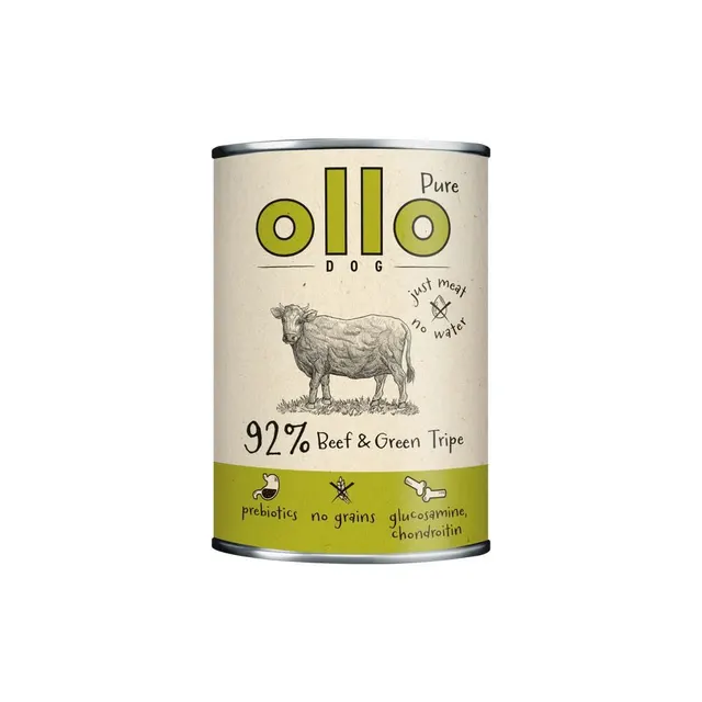 Ollo Pure Wołowina zielone Żwacze 850g
