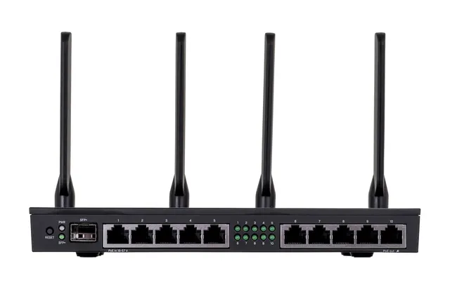 Router WiFi 5 Mikrotik RB4011iGS+5HacQ2HnD-IN 2 4GHz(2x2)/5GHz(4x4) 11p