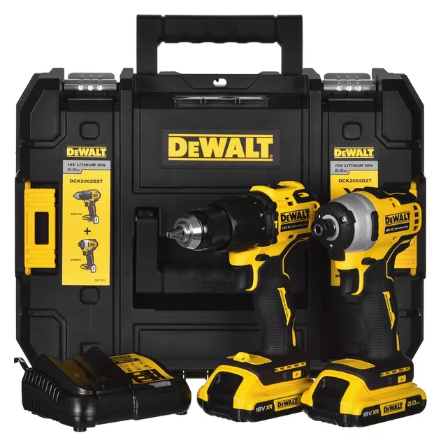 Zestaw Combo 18V DCD709+DCF809 2x2 0Ah DCK2062D2T