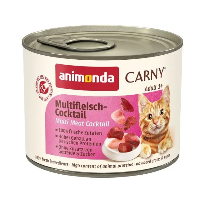 ANIMONDA Carny Adult multi koktajl mięsny - mokra karma dla kota - 200g