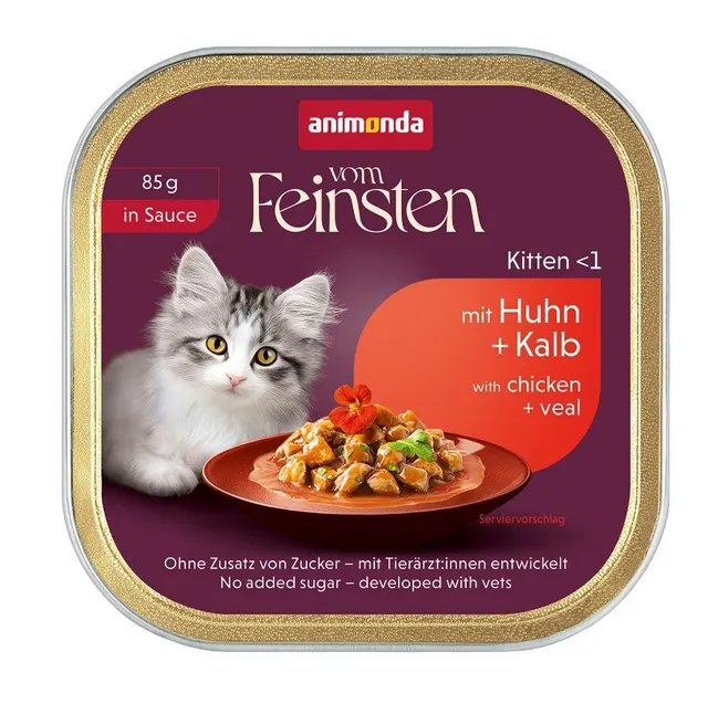 ANIMONDA VF Kitten in Sauce with chicken + veal 85g