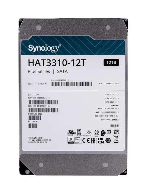 Synology HDD Plus Series (12TB; 3.5 ; SATA)