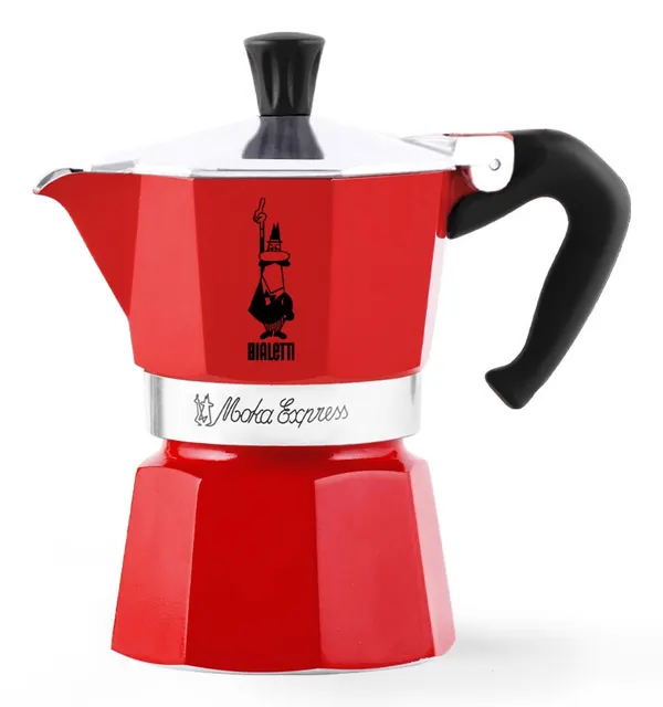 Kawiarka BIALETTI Moka Express (kolor czerwony)