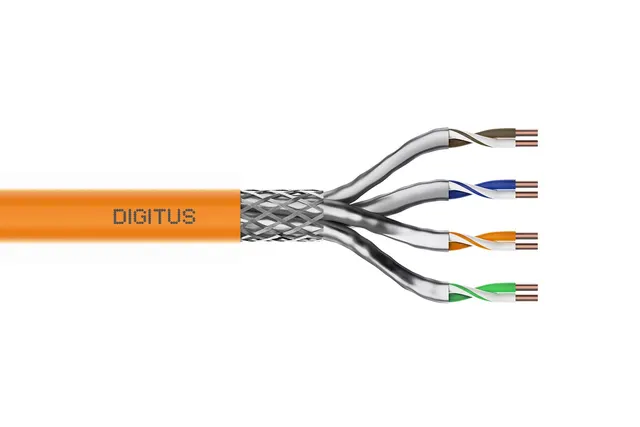 Kabel instalacyjny DIGITUS DK-1743-VH-5 (F/UTP - F/UTP ; 500m; kolor pomarańczowy)