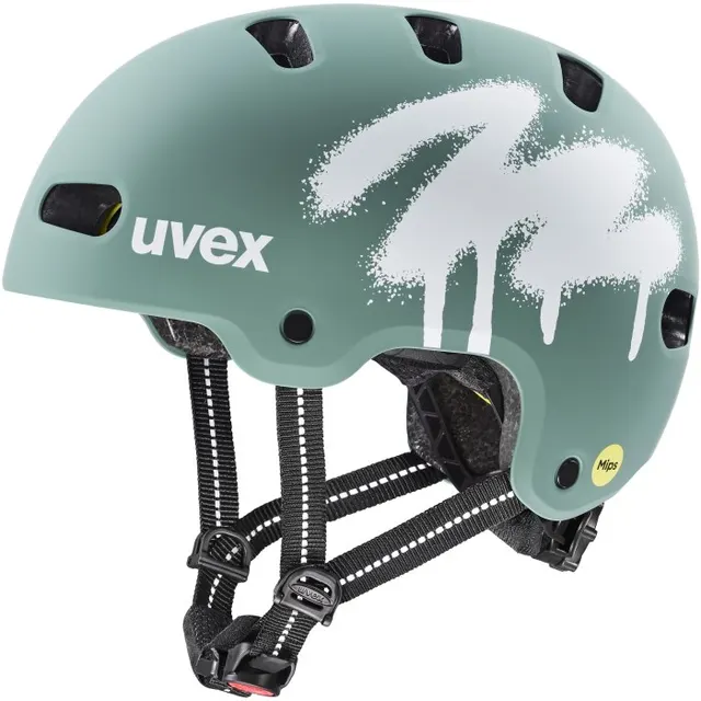 Kask rowerowy dziecięcy UVEX Kid 4 Style MIPS Green 55–58 cm