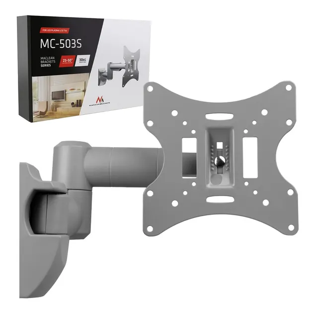 Uchwyt ścienny do monitora Maclean MC-503S (Obrotowy ścienne Uchylny; 23 - 42 ; max. 30kg)