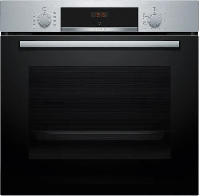 Piekarnik elektryczny Bosch HBA534ES3 Serie 4 71 l, termoobieg 3D, hydroliza, prowadnice teleskopowe, inox