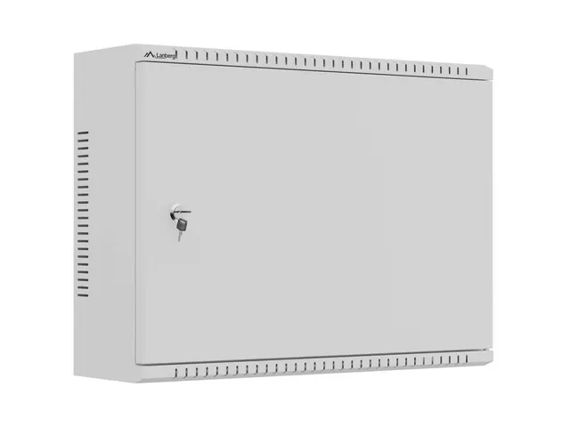 Lanberg szafa instalacyjna TPR 10 & 19 z płytą mesh 560x420x180 szara (złożona)