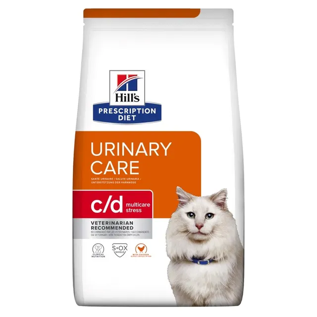 HILL'S Prescription Diet Urinary Care Feline c/d Multicare Stress Chicken - sucha karma dla kota - 1 5 kg