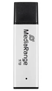 MediaRange MR1905-1 pamięć USB 1 TB USB Typu-A 3.2 Gen 1 (3.1 Gen 1) Czarny Srebrny