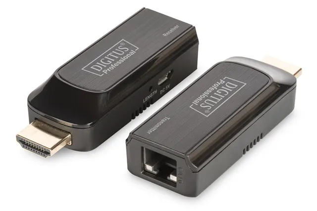 Mini Extender HDMI do 50m po Cat.5e/6/7 FHD1080p 60Hz HDCP 1.2 z audio (zestaw)