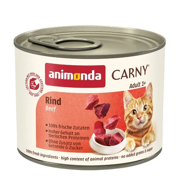 ANIMONDA Carny Adult wołowina - mokra karma dla kota - 200 g