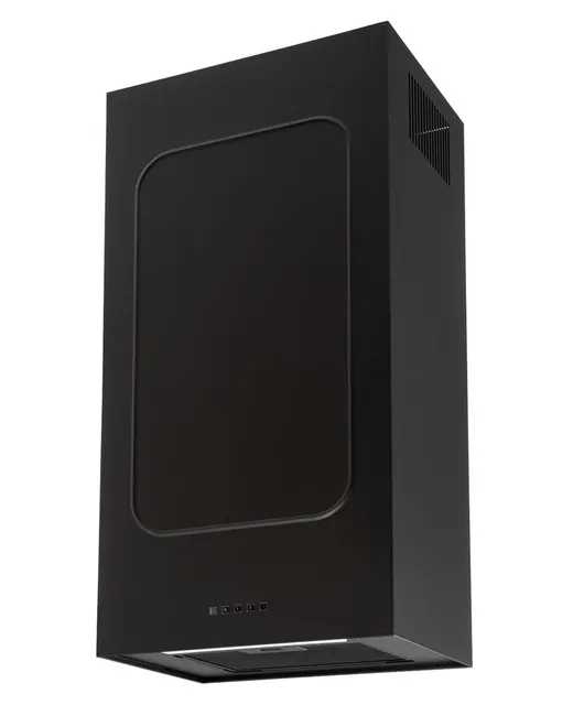 Okap kominowy AKPO WK-12 CARMEN 60 cm, 800 m3/h, LED liniowy, czarny mat