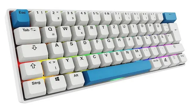 Klawiatura gamingowa Sharkoon Skiller SGK50 S4 Gen2 PBT wei-gel RGB