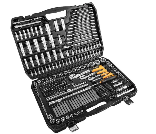 Zestaw kluczy Neo Tools 300 elementów 1/2 3/8 1/4