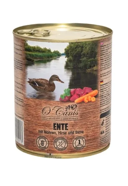 O'CANIS Kaczka proso marchew - mokra karma dla psa - 800 g