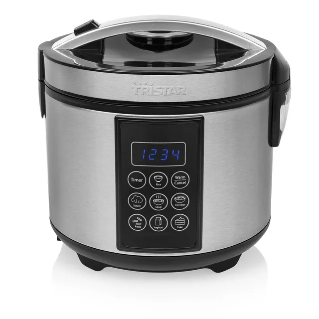 Tristar RK-6132 wielofunkcyjny garnek elektryczny 1 5 l 500 W Czarny Stal nierdzewna