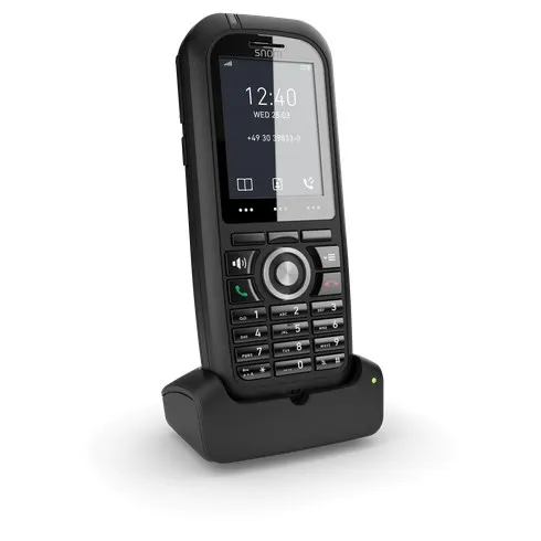 Snom M80 Słuchawka telefoniczna DECT Nazwa i identyfikacja dzwoniącego Czarny