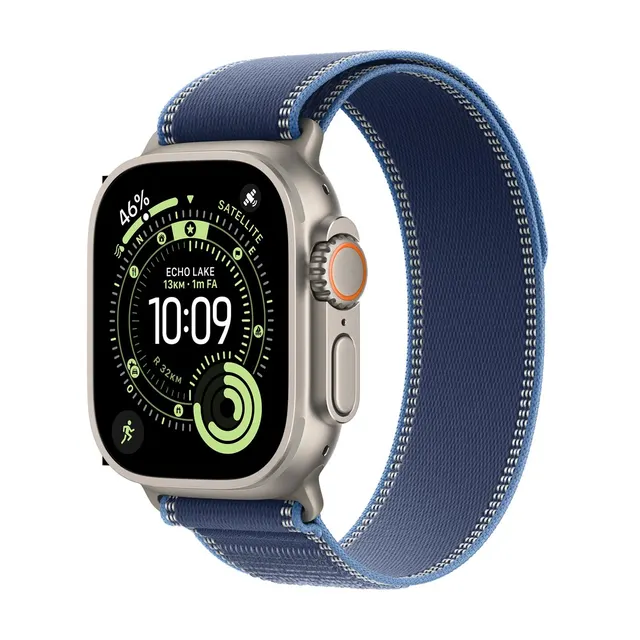 Apple Watch Ultra 3 OLED 49 mm Cyfrowy 422 x 514 px Ekran dotykowy 5G Tytan Wi-Fi GPS (MEWR4ET/A)