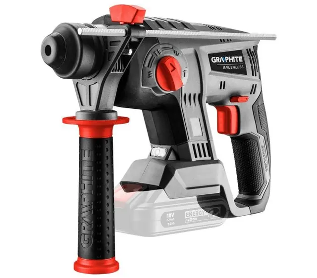 Młotowiertarka akumulatorowa bezszczotkowa Energy+ 18V Li-Ion udar 2.2J bez akumulatora 58G027 Graphite
