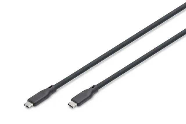 Digitus Kabel silikonowy USB USB4 wersja 2.0 USB 80 Gb/s 1 m czarny