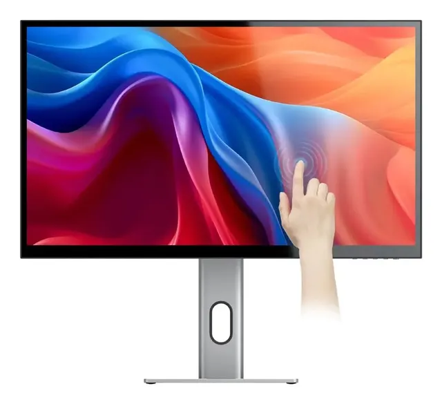 ALOGIC 27C5KPDT monitor komputerowy 68 6 cm (27 ) 5120 x 2880 px 5K Ultra HD LED Ekran dotykowy Przeznaczony dla wielu użytkowników Czarny Srebrny
