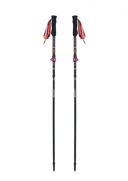 Kije trekkingowe składane VIKING Kettera Pro Lady Trekking 37-125cm różowe