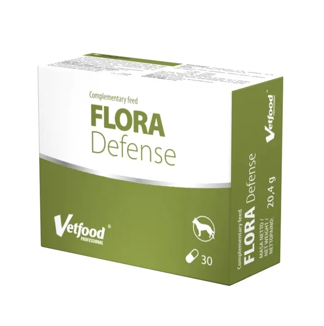 VetFood Flora Defense probiotyk pies i kot 30 kapsułek