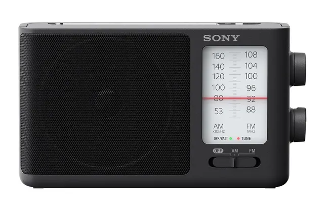 Sony, Analog Radio, ICF-506, 5 W, Black