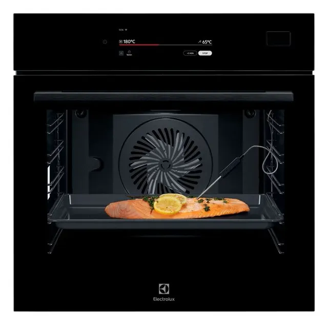 Piekarnik elektryczny Electrolux LOB9S3SZ 900 72 l, piroliza, termoobieg, termosonda, srebrno-czarny