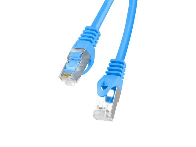 LANBERG PATCHCORD KAT.6 FTP 0.25M NIEBIESKI FLUKE PASSED