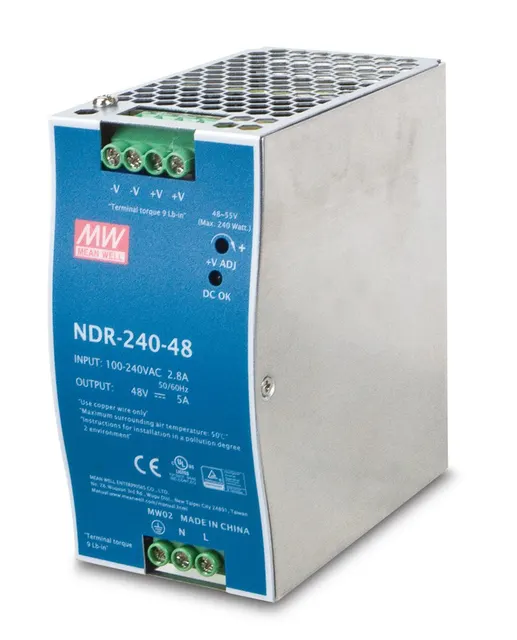 PLANET PWR-240-48 moduł zasilaczy 240 W Niebieski Szary