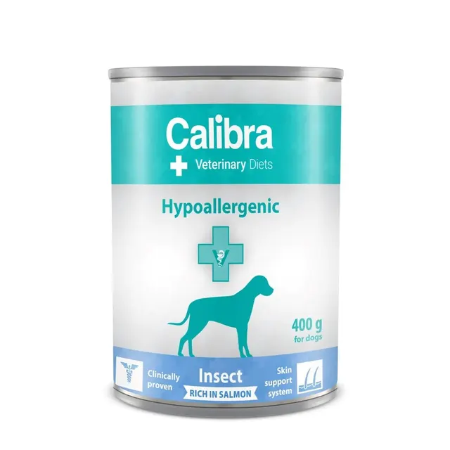 CALIBRA VD dog hypoallergenic insect&salmon 400g