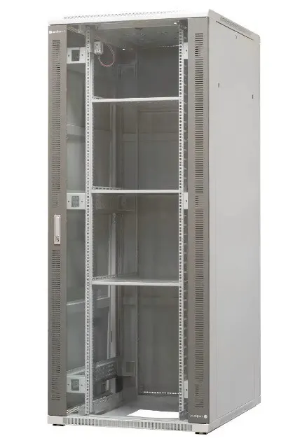 EmiterNet Szafa ramowa stojąca 42U drzwi przód blacha/szkło 800x1000x1980mm (szer./gł./wys.)