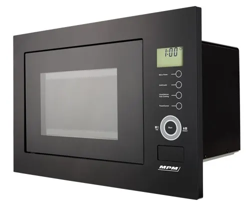 Kuchenka mikrofalowa do zabudowy MPM-25-KMI-01 czarna poj. 25L 900W czyszczenie parowe